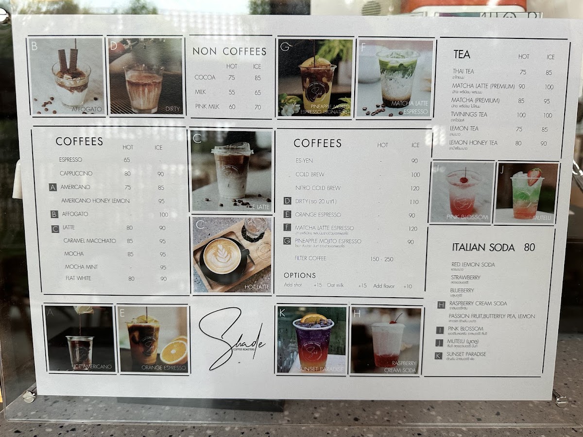 Shade coffee roasters Photo Menu 8