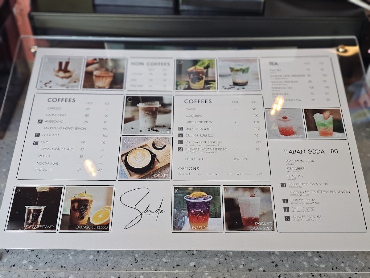 Shade coffee roasters Photo Menu 9