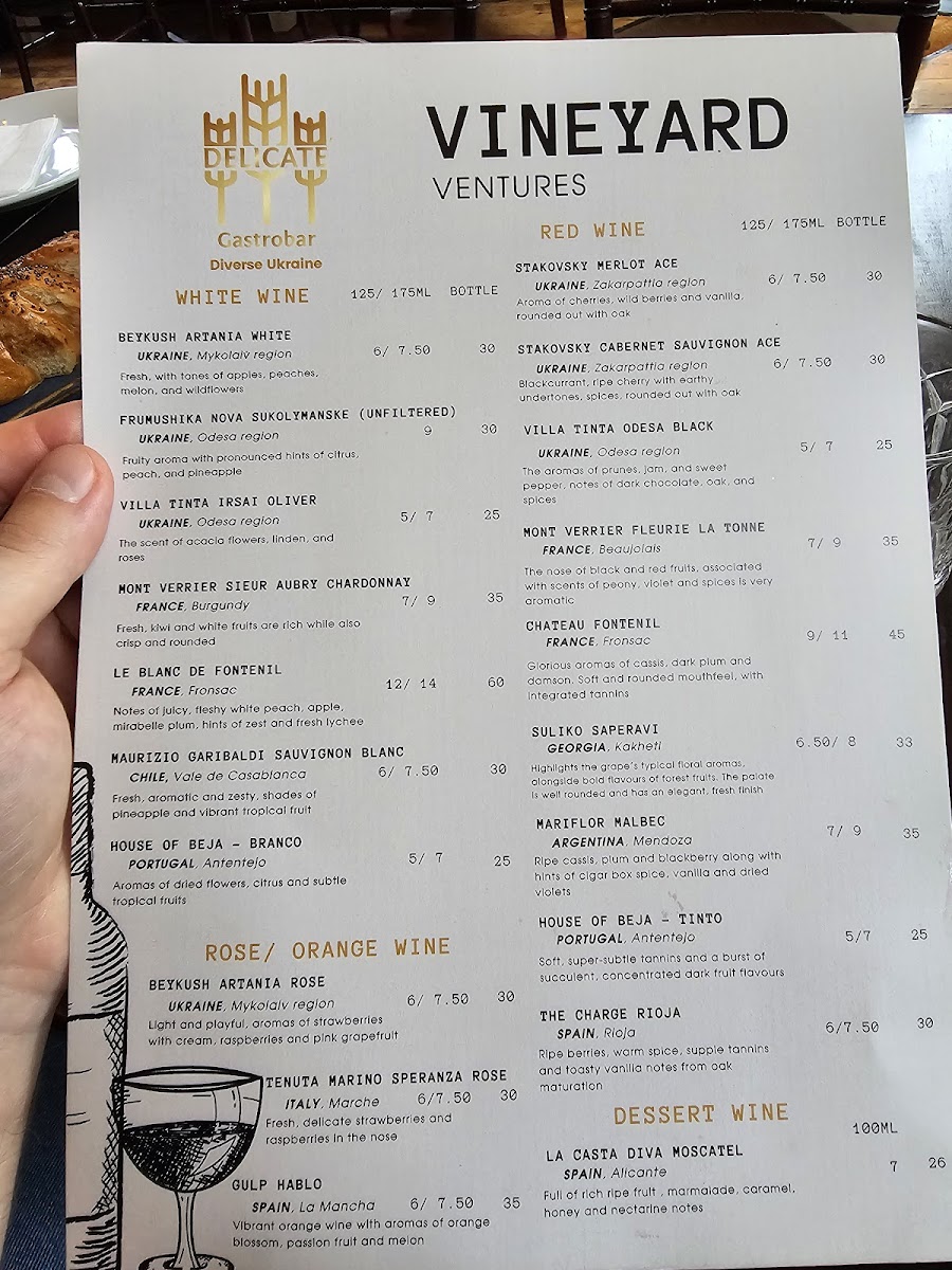 SHO Ukrainian Restaurant Photo Menu 5