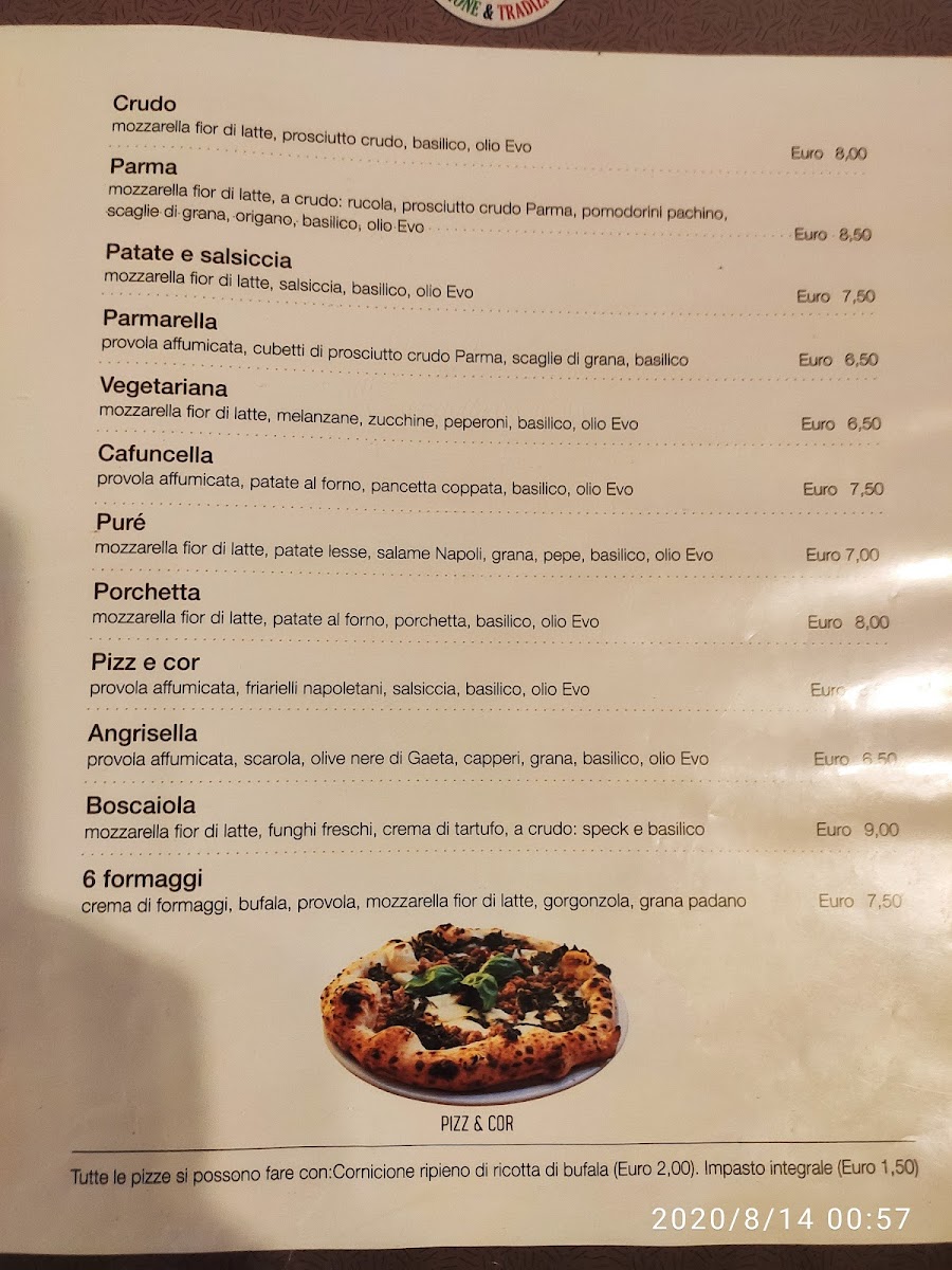 Pizza & Cor Mosciano Sant'Angelo Photo Menu 3