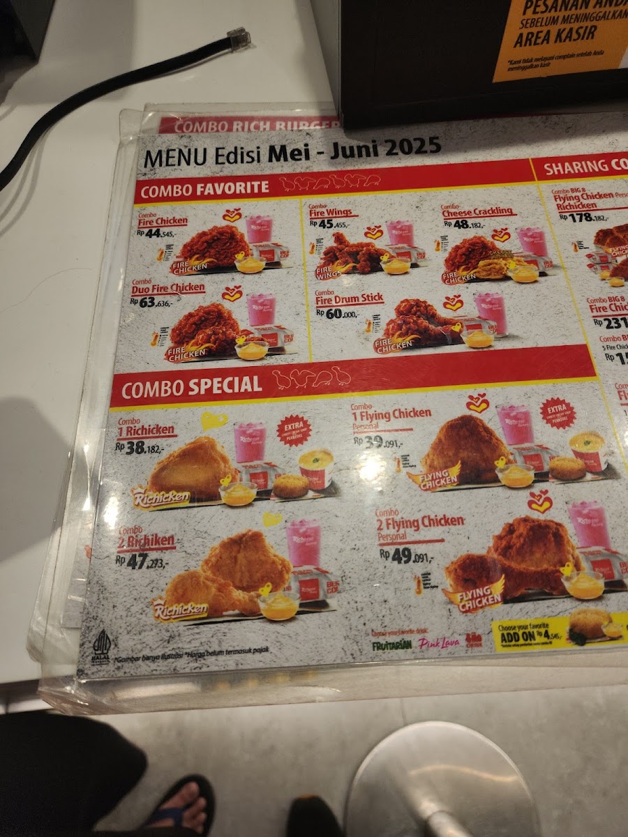 Richeese Factory Wiyung Photo Menu 10