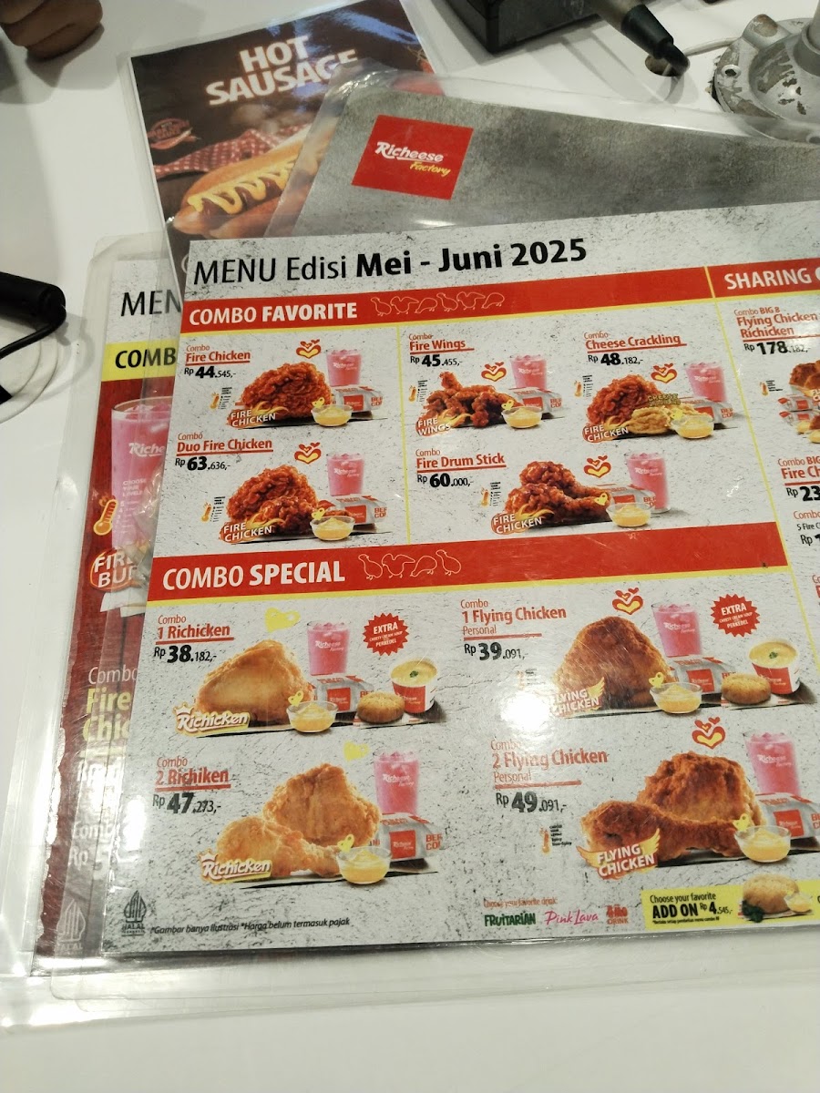 Richeese Factory Wiyung Photo Menu 3