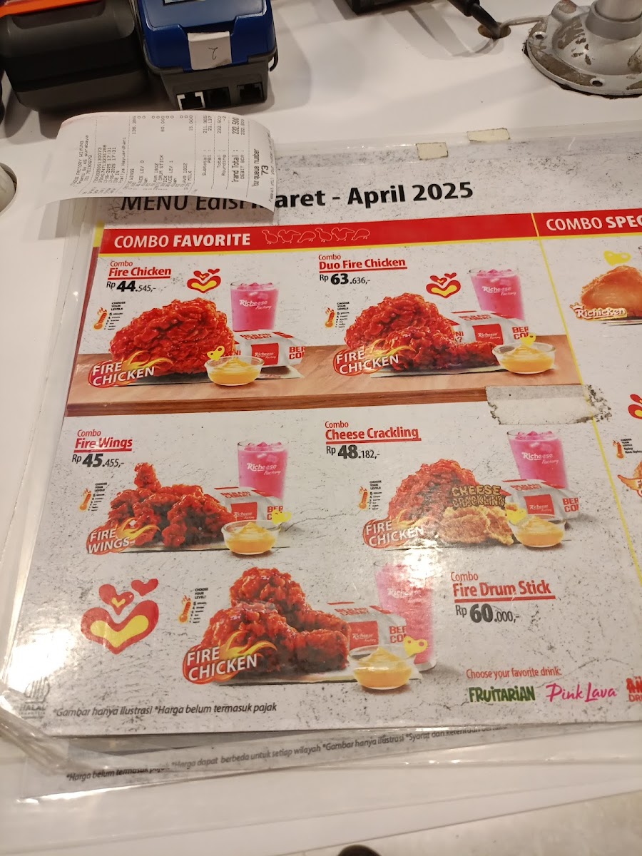 Richeese Factory Wiyung Photo Menu 5