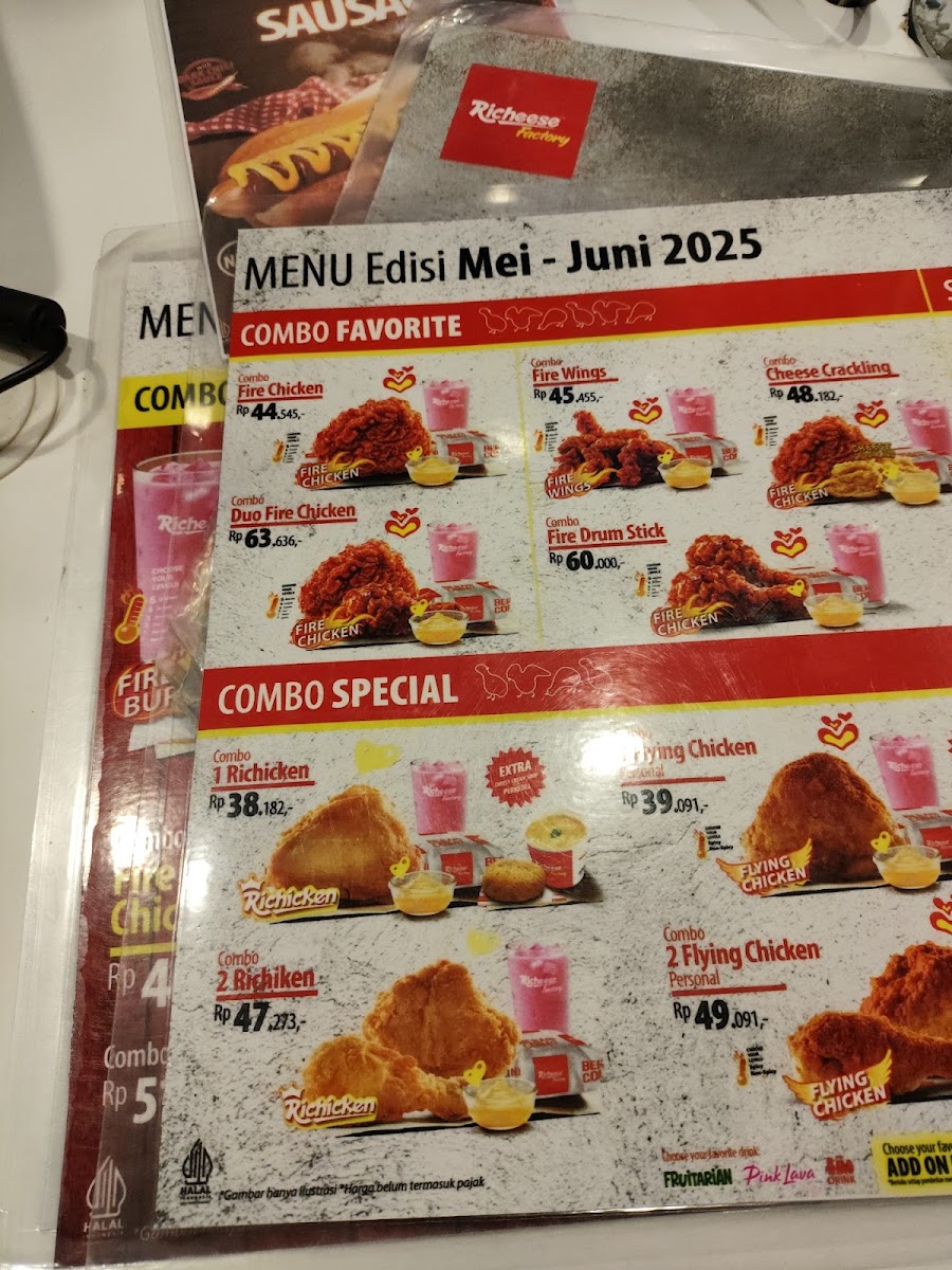 Richeese Factory Wiyung Photo Menu 6