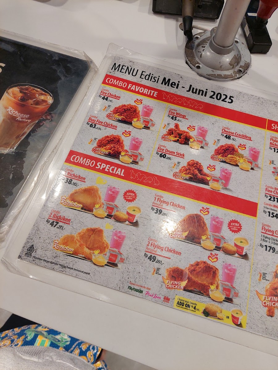 Richeese Factory Wiyung Photo Menu 7