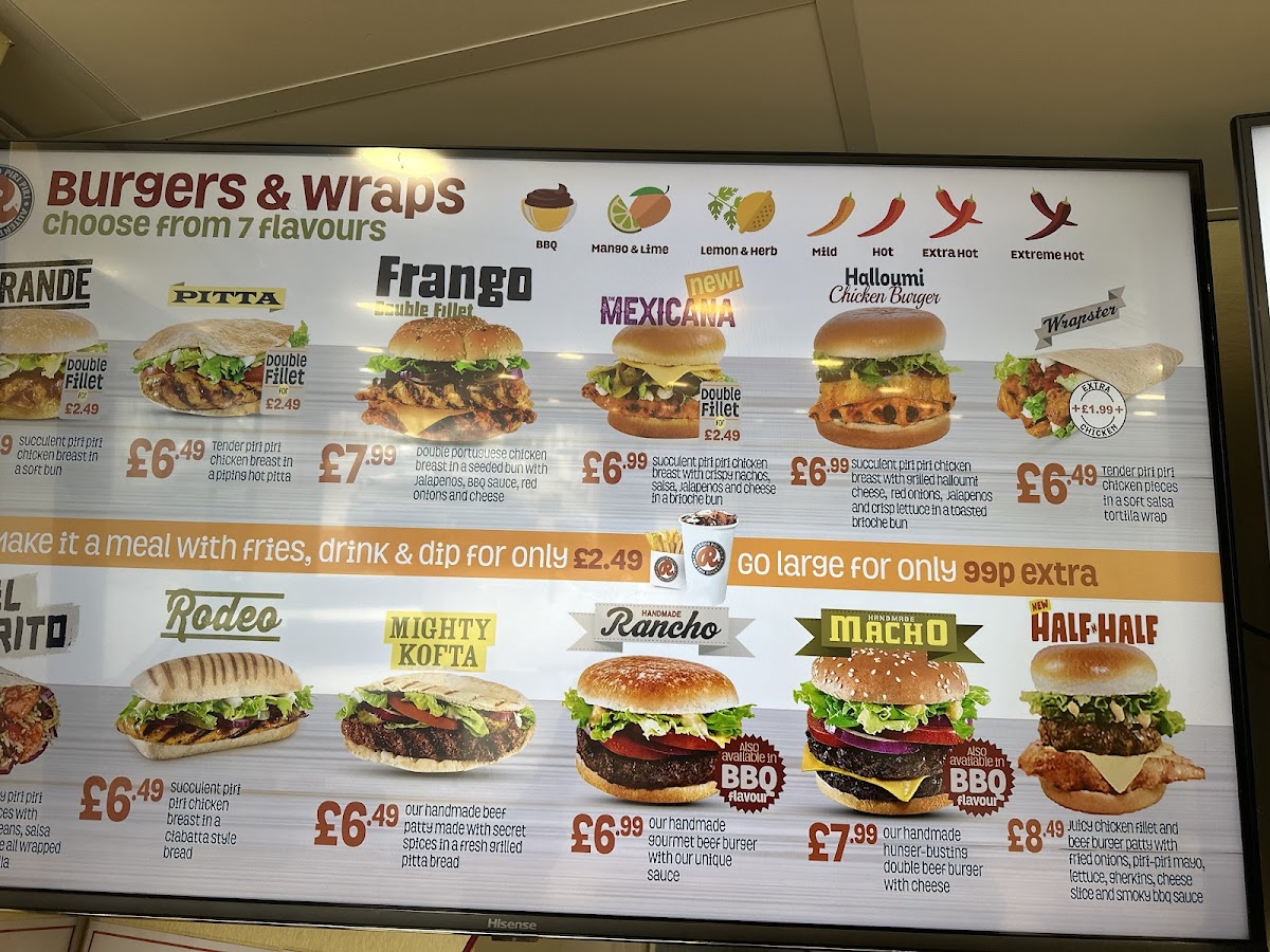 Rio's Piri Piri Tooting Bec Photo Menu 1
