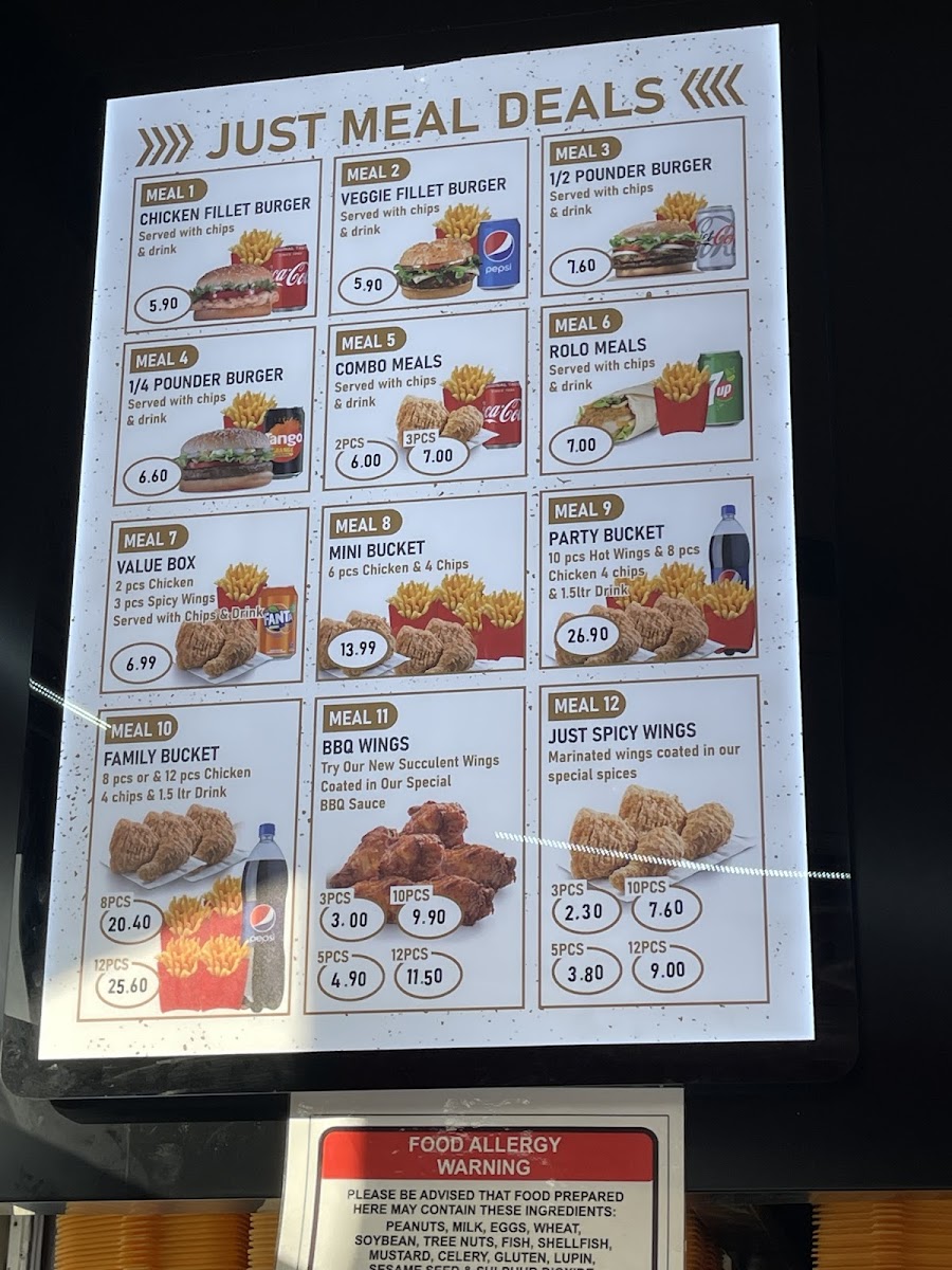 Just Chicken & Kebabs Photo Menu 6
