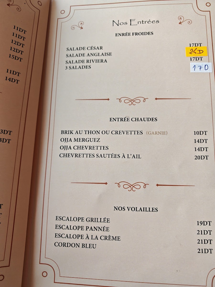 Restaurant Rivera Lounge Photo Menu 3