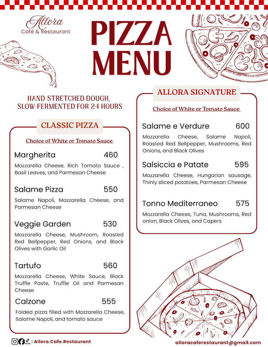 Allora Café & Restaurant Photo Menu 3
