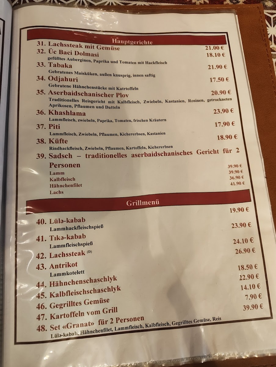 Granat Restaurant am Weißensee Photo Menu 2
