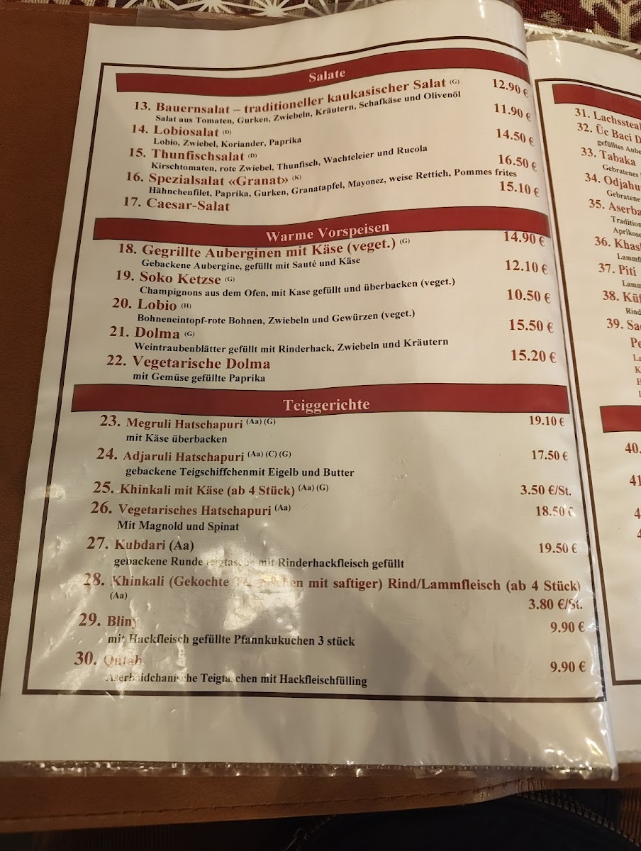 Granat Restaurant am Weißensee Photo Menu 8