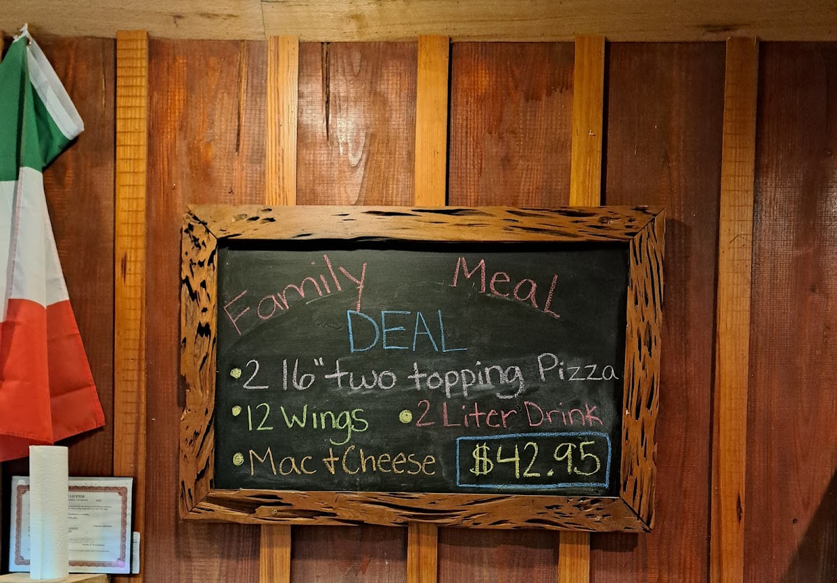 Giovanni's Italian Restaurant Photo Menu 2