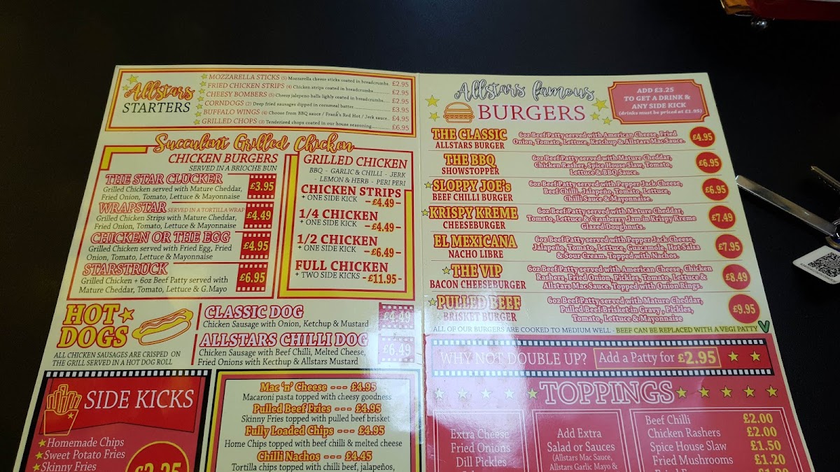 Allstars Gourmet Photo Menu 6