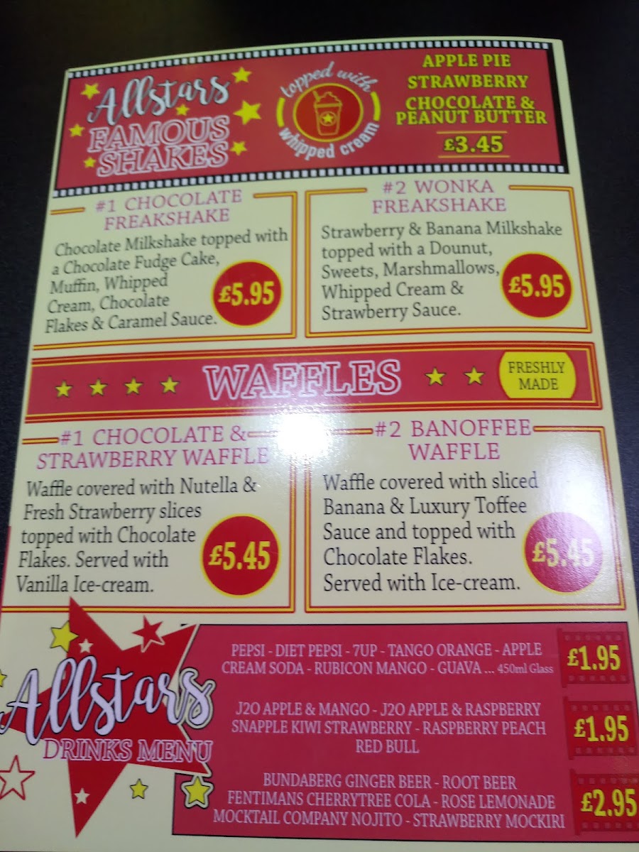 Allstars Gourmet Photo Menu 7