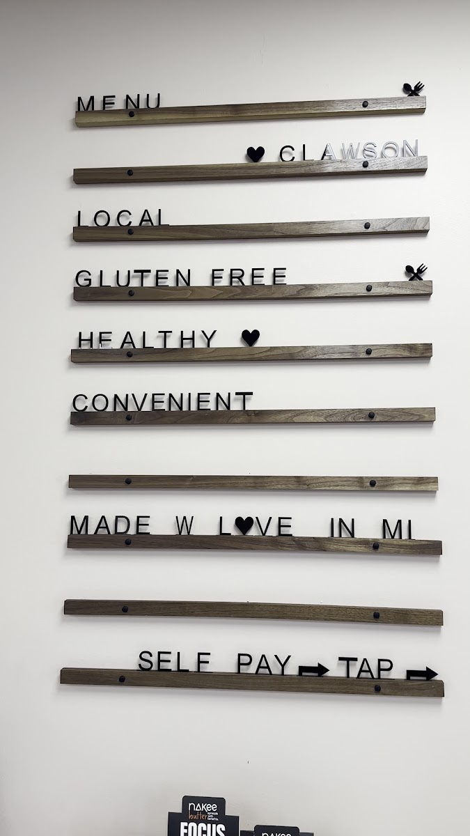 Clean Eats & Clean Eats to go Clawson Photo Menu 1