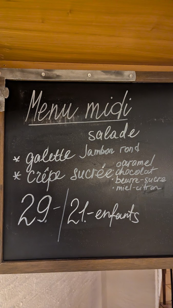 Sarrasin crêperie Bretonne Photo Menu 7
