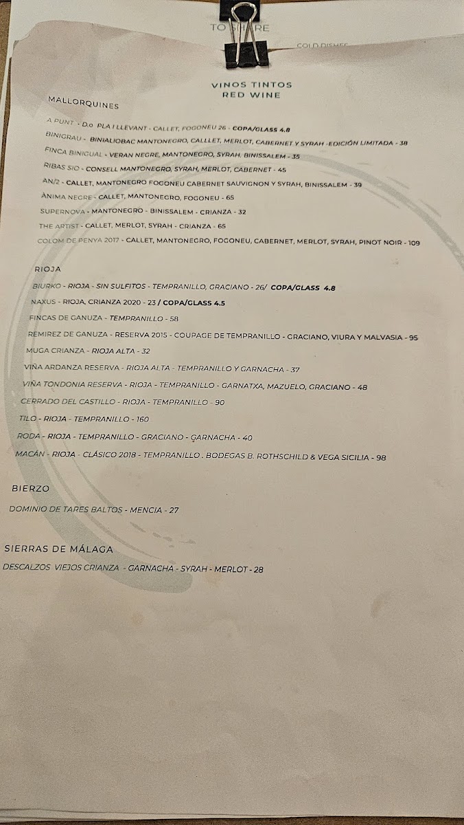 RESTAURANTE NACARAT Photo Menu 1