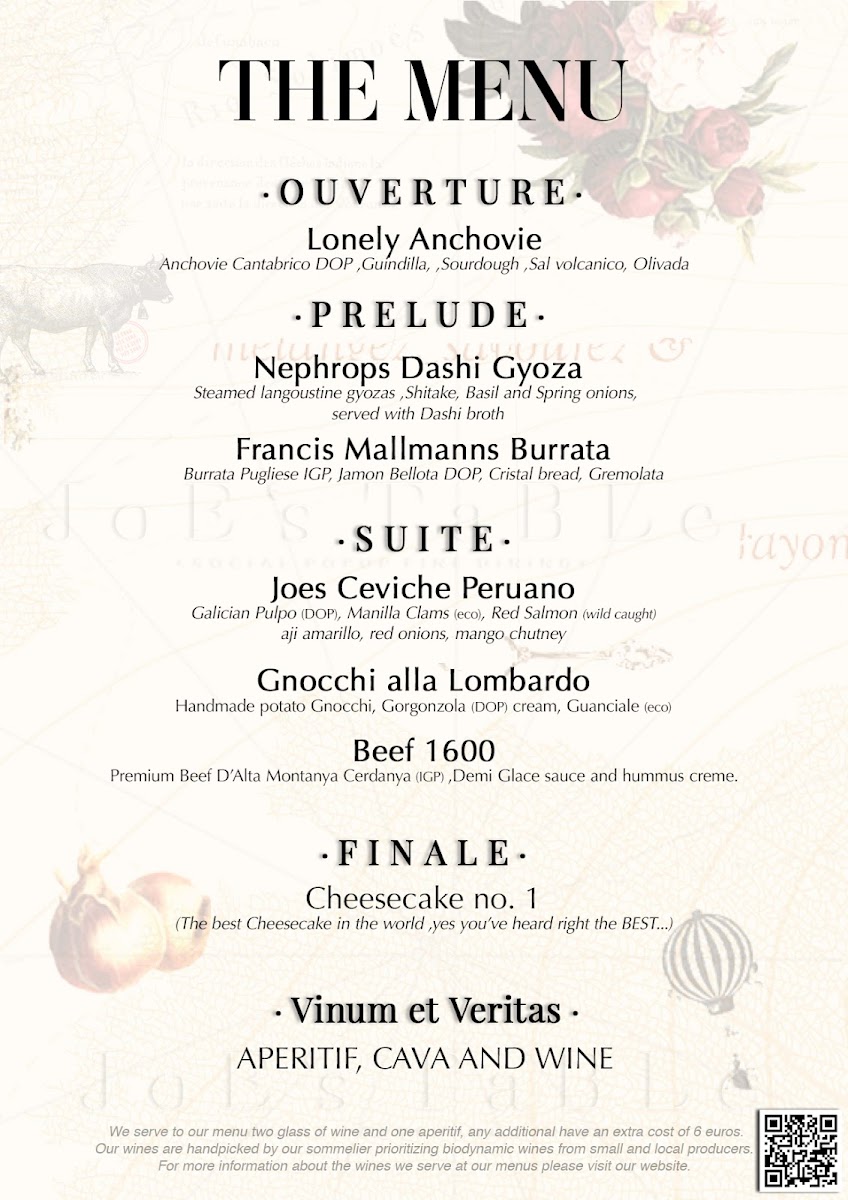 JoEs TaBLe • Social Fine Dining • Photo Menu 3