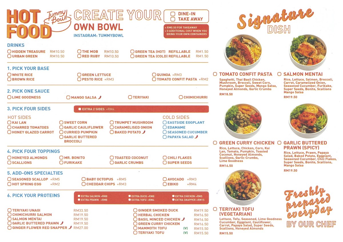 Tummy Bowl Penang Photo Menu 3