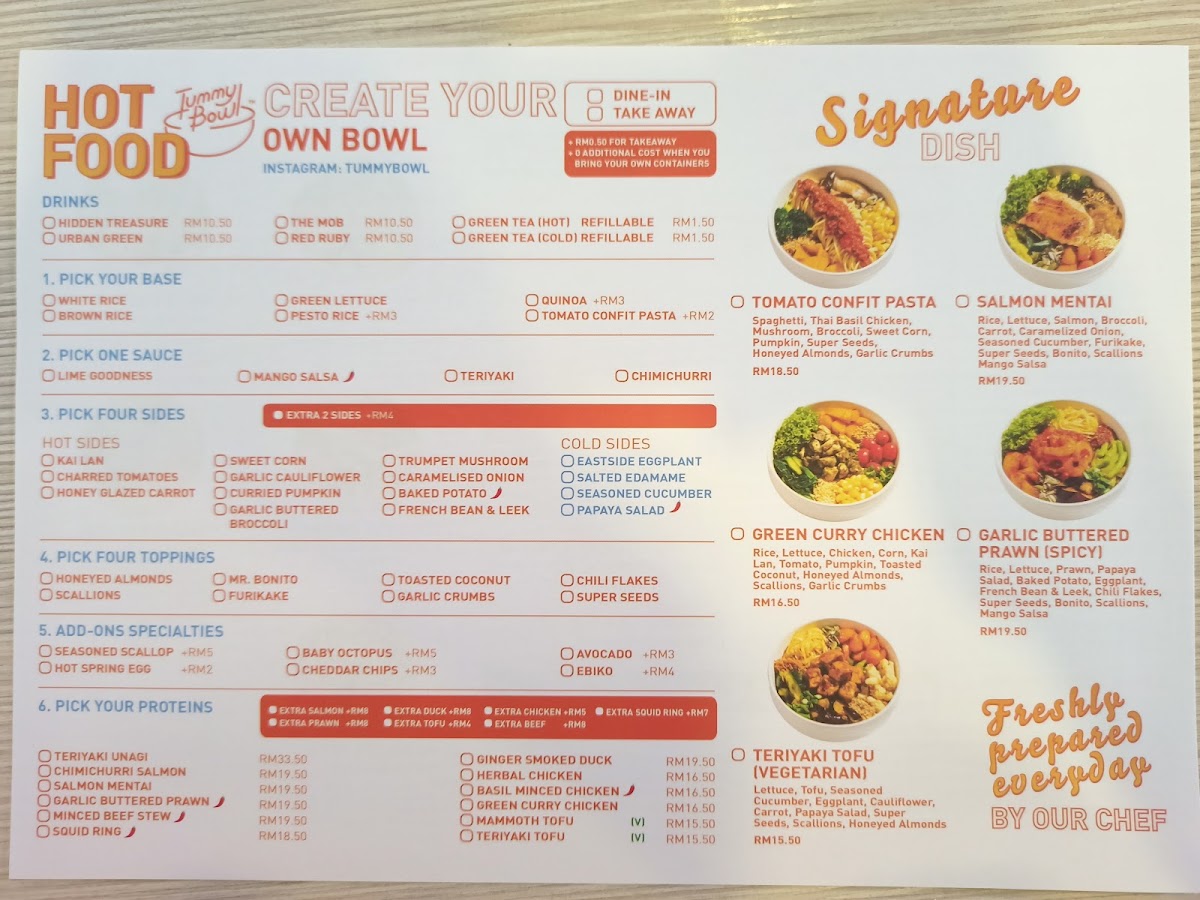 Tummy Bowl Penang Photo Menu 4
