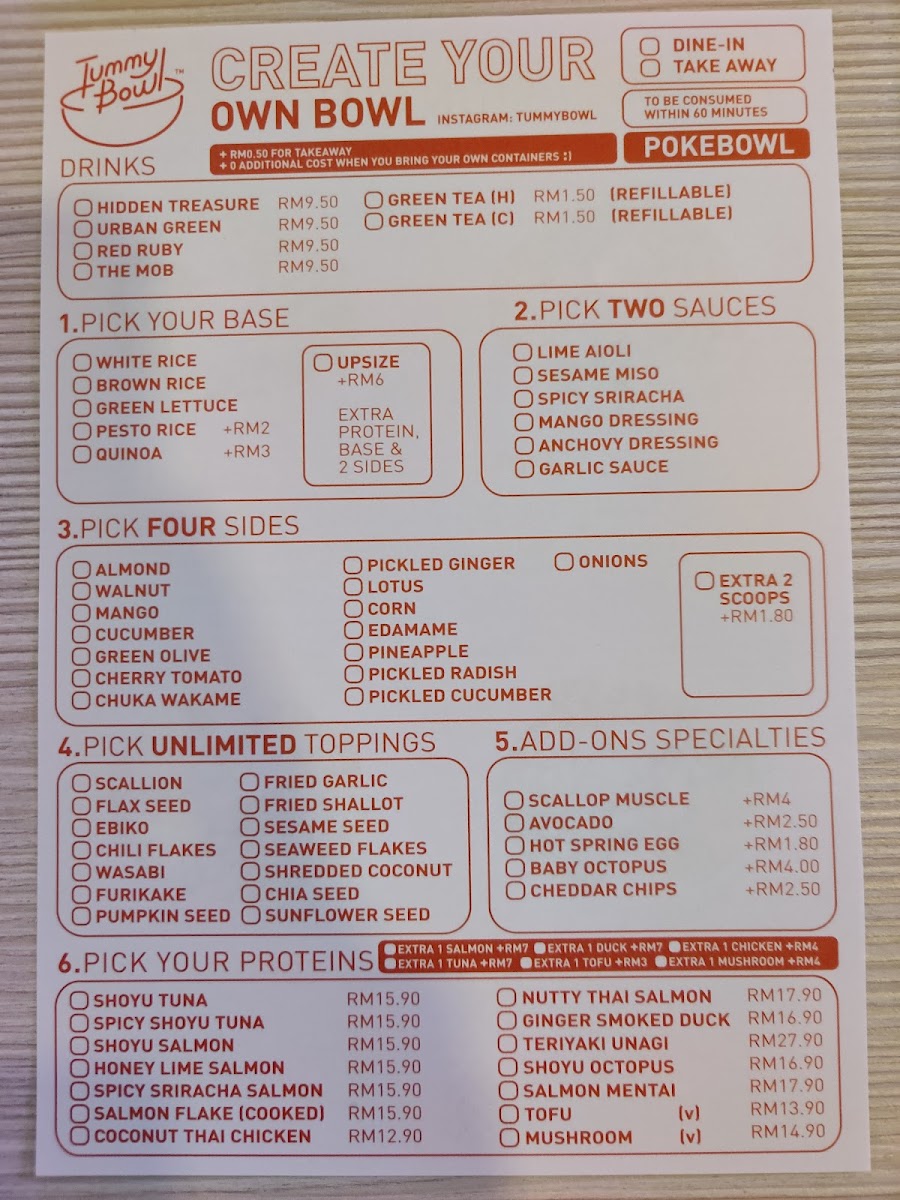 Tummy Bowl Penang Photo Menu 8