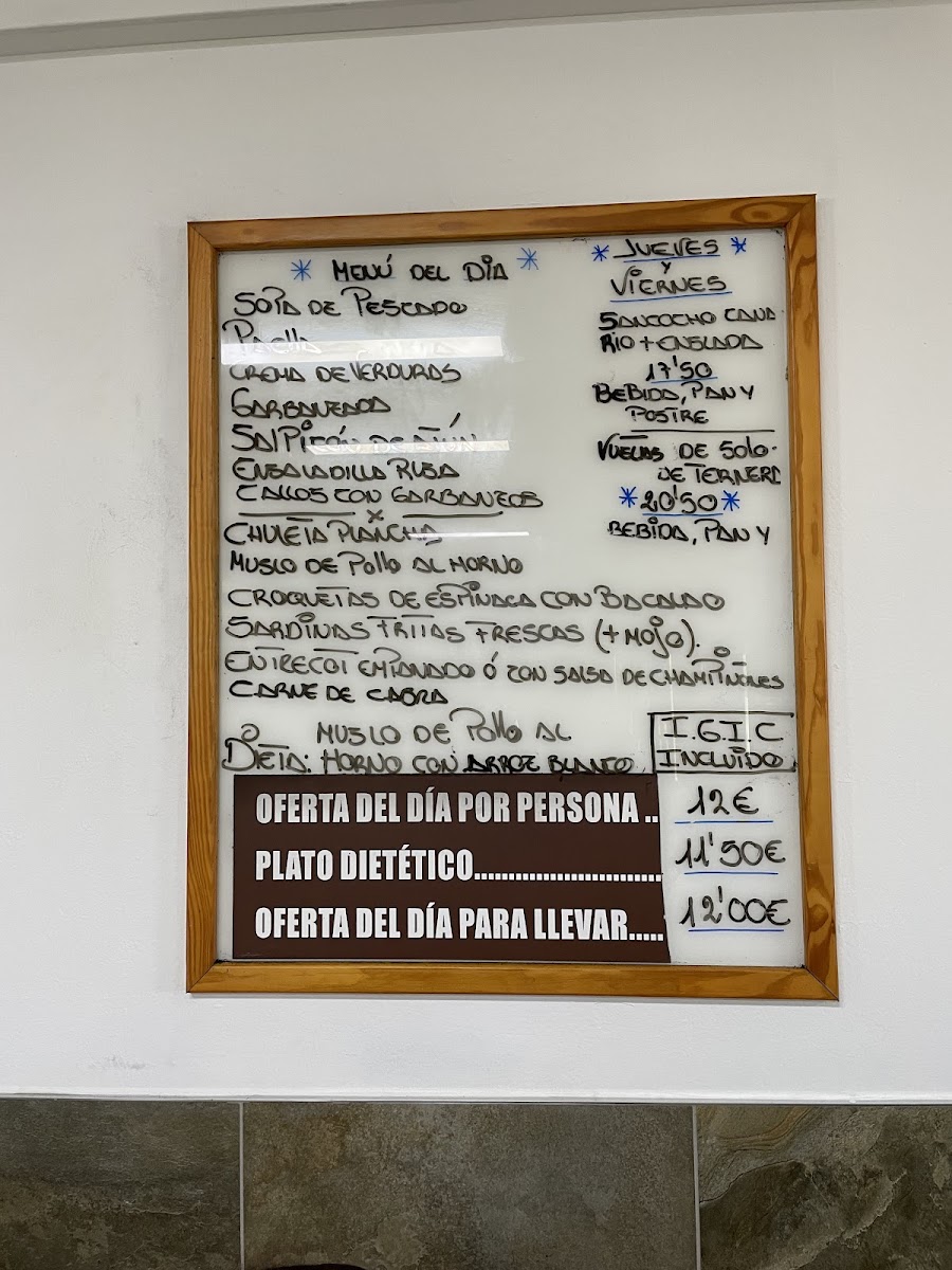Hermanos García Restaurante Photo Menu 1