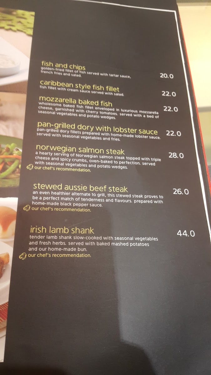 Secret Recipe Baling Photo Menu 2