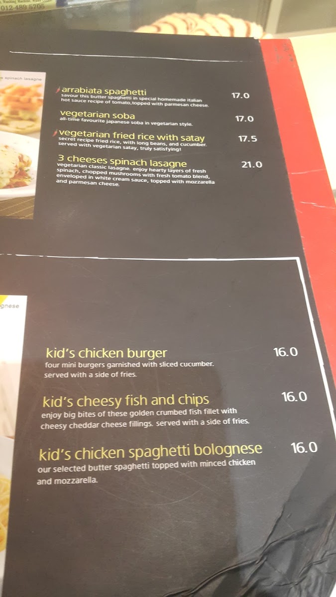 Secret Recipe Baling Photo Menu 3