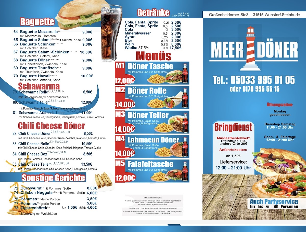 Meer Döner Photo Menu 2
