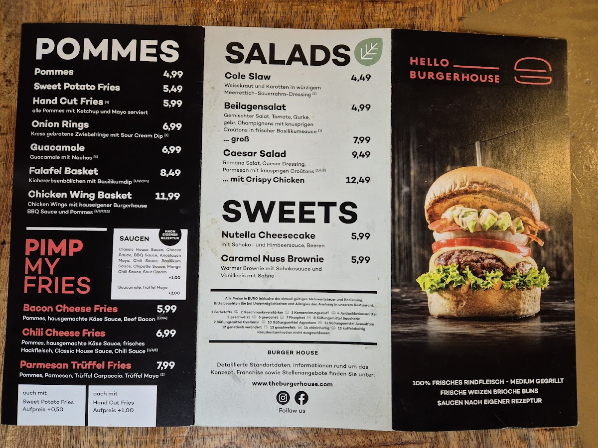 Burger House Obersendling Photo Menu 1