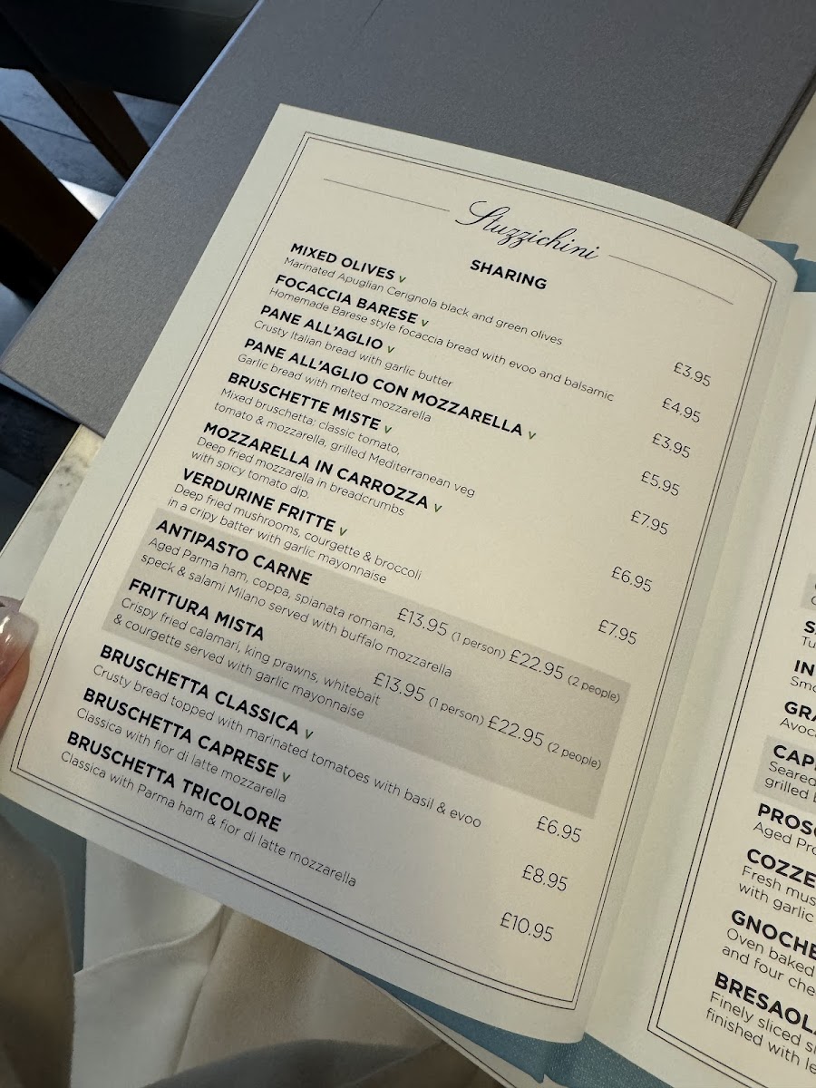 La Lanterna West End Photo Menu 1