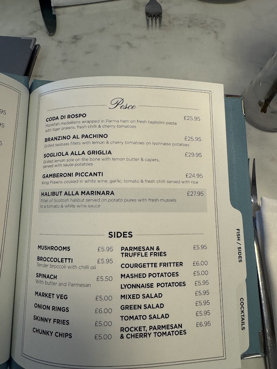 La Lanterna West End Photo Menu 3
