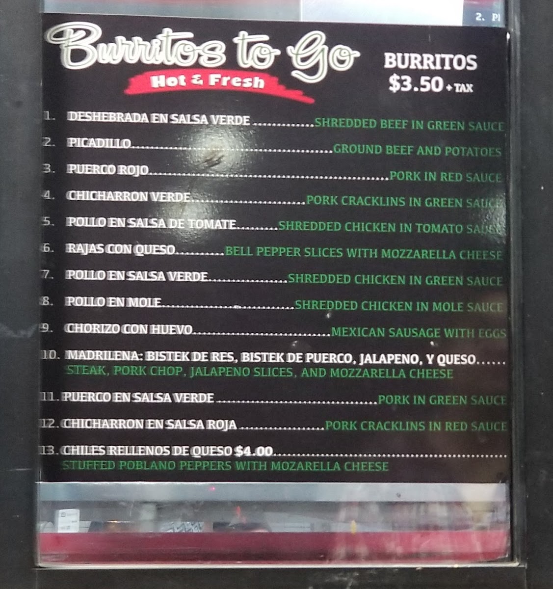 Burritos To Go Photo Menu 4