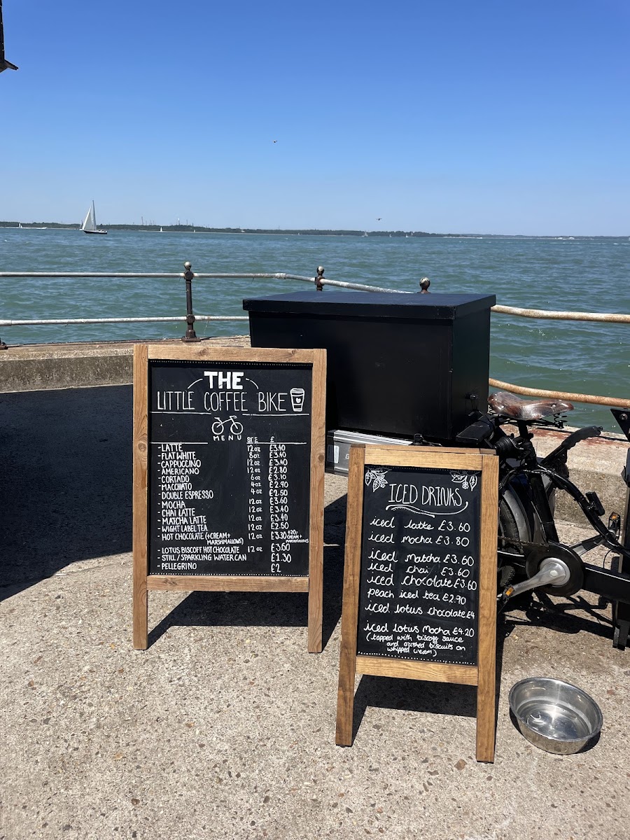 The Little Coffee Bike Photo Menu 1