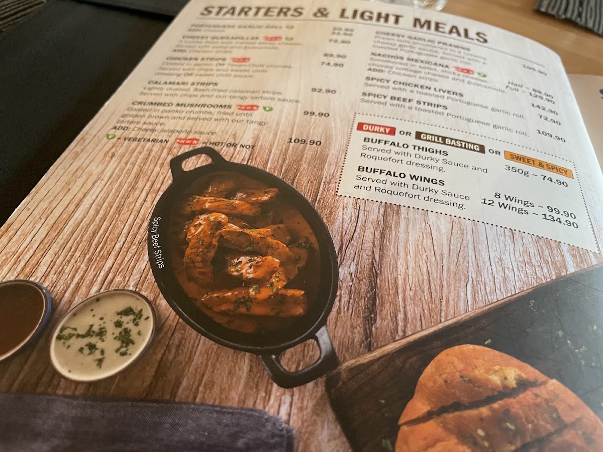 Golden Feather Spur Halaal Photo Menu 7