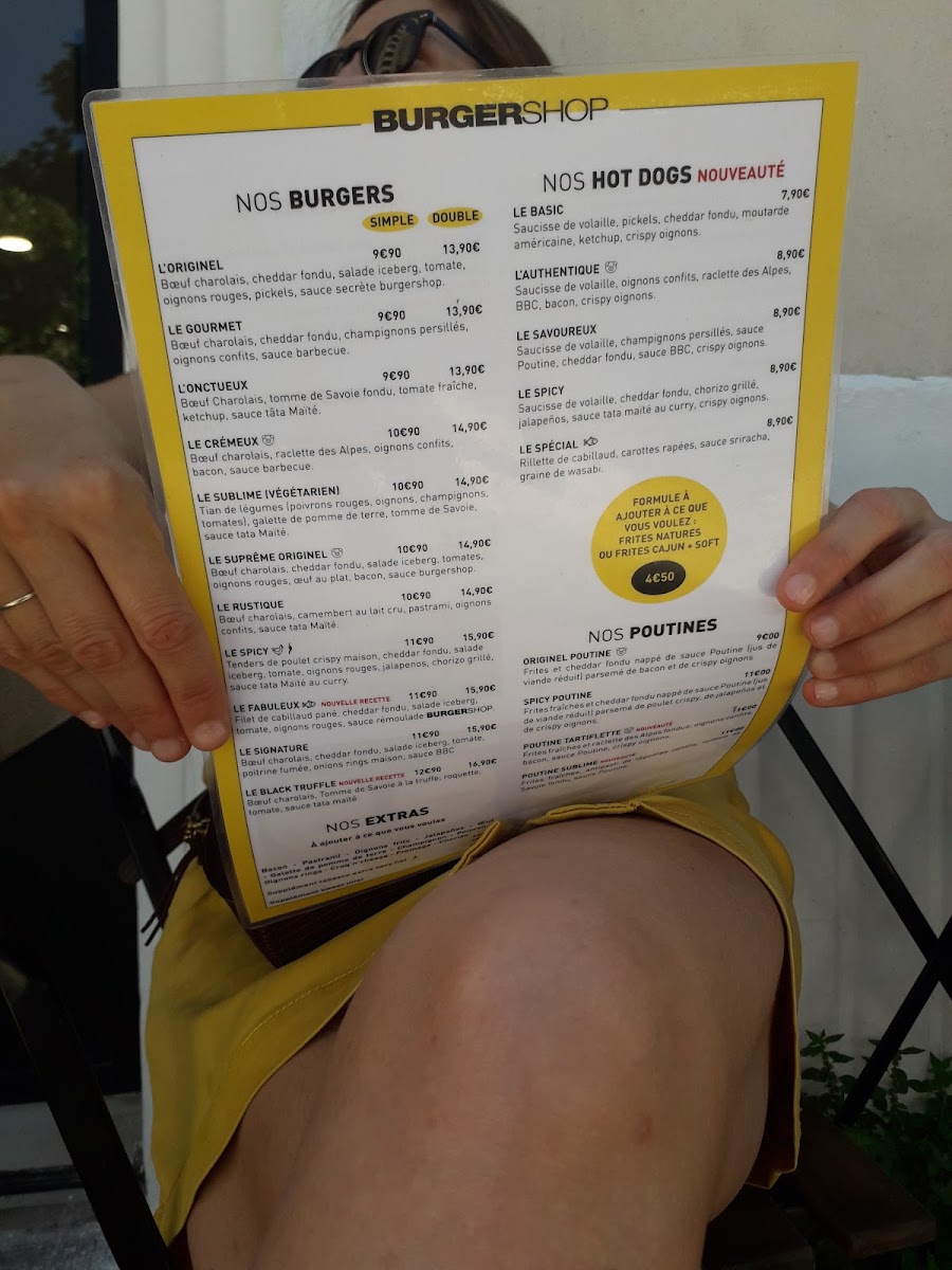 BURGERSHOP AUBAGNE Photo Menu 1