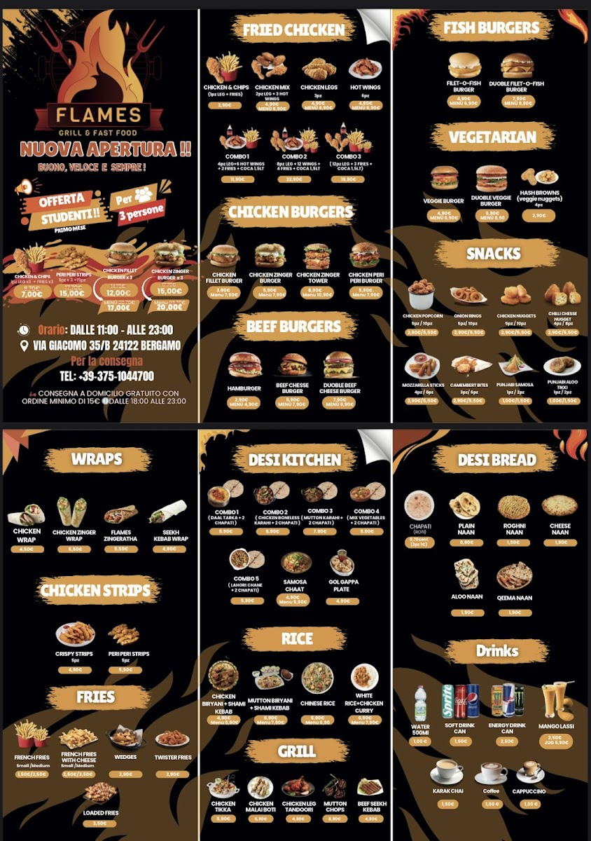 FLAMES GRILL & FAST FOOD Photo Menu 1