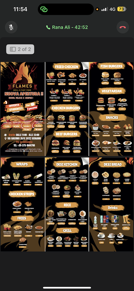 FLAMES GRILL & FAST FOOD Photo Menu 2