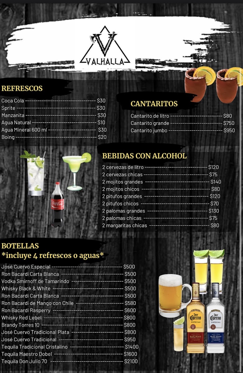 Valhalla Photo Menu 1