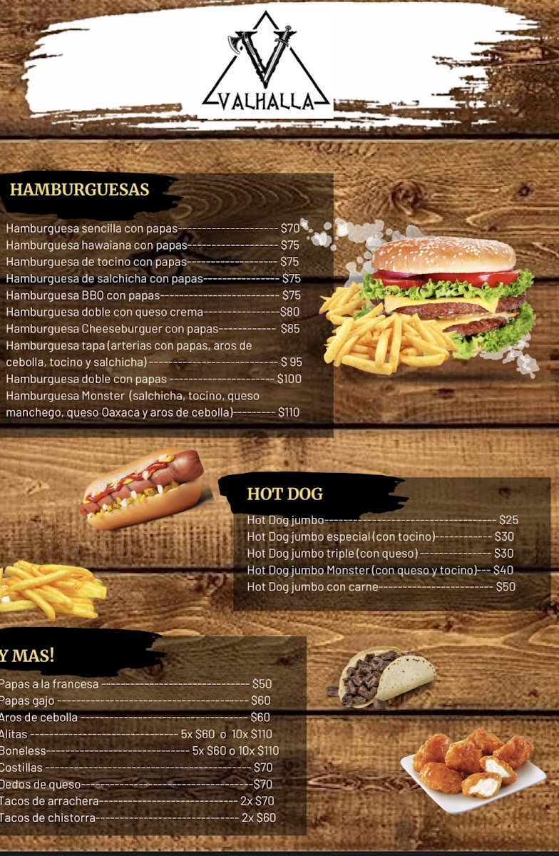 Valhalla Photo Menu 2