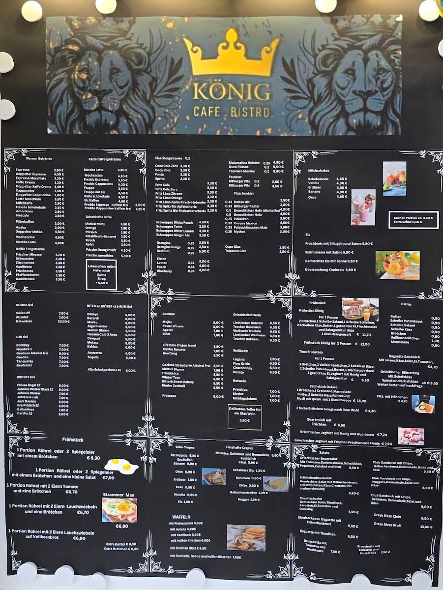 Cafe Bistro König Photo Menu 1