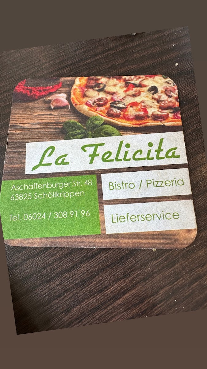 Pizzeria La Felicita Photo Menu 1