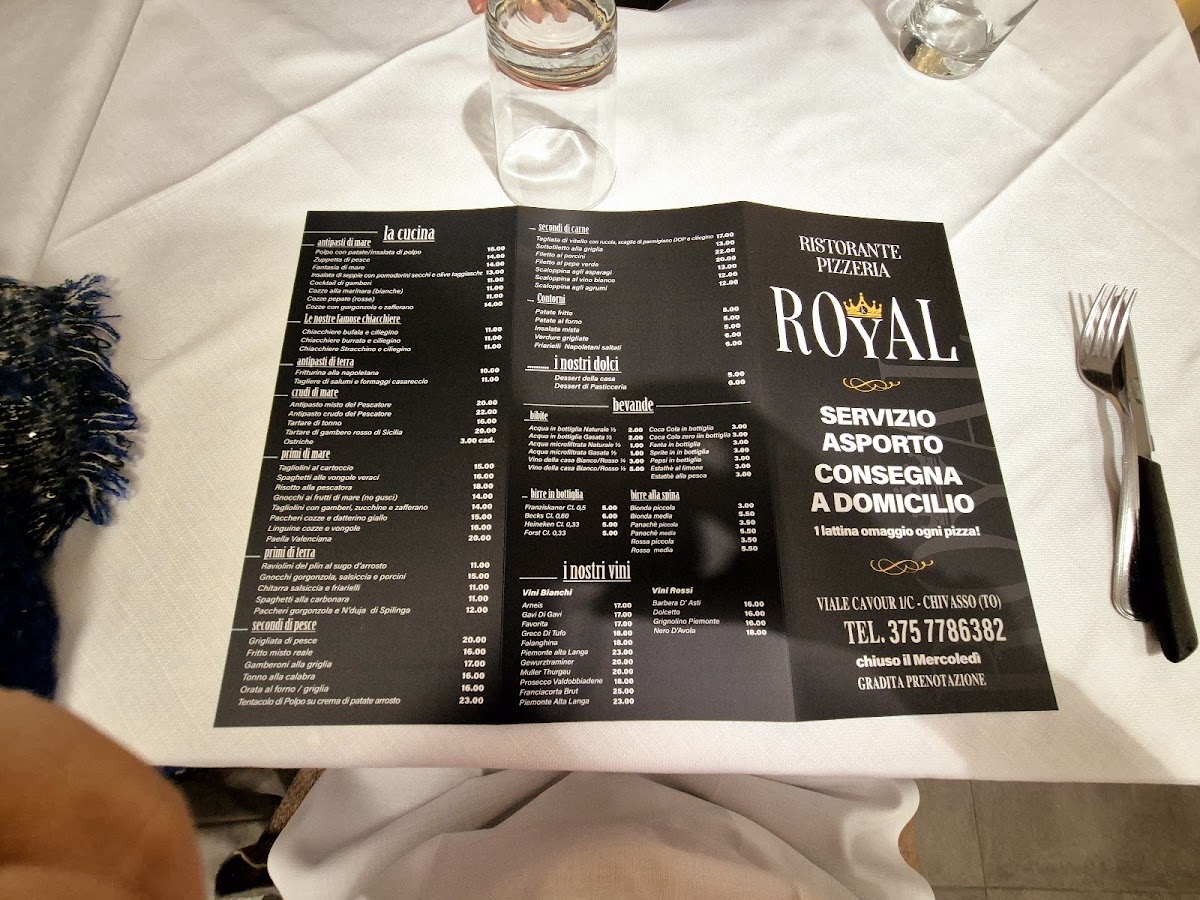 Ristorante Pizzeria Royal Photo Menu 5