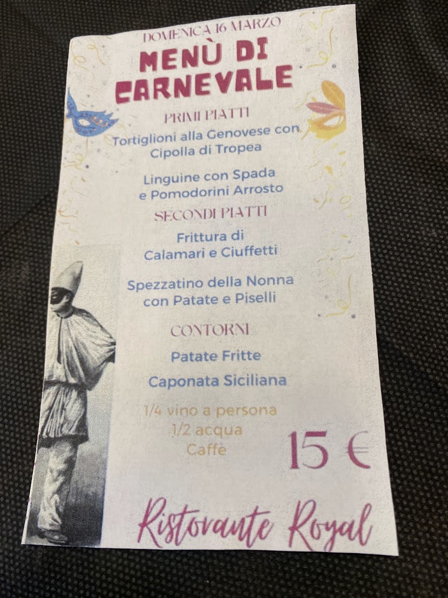 Ristorante Pizzeria Royal Photo Menu 7