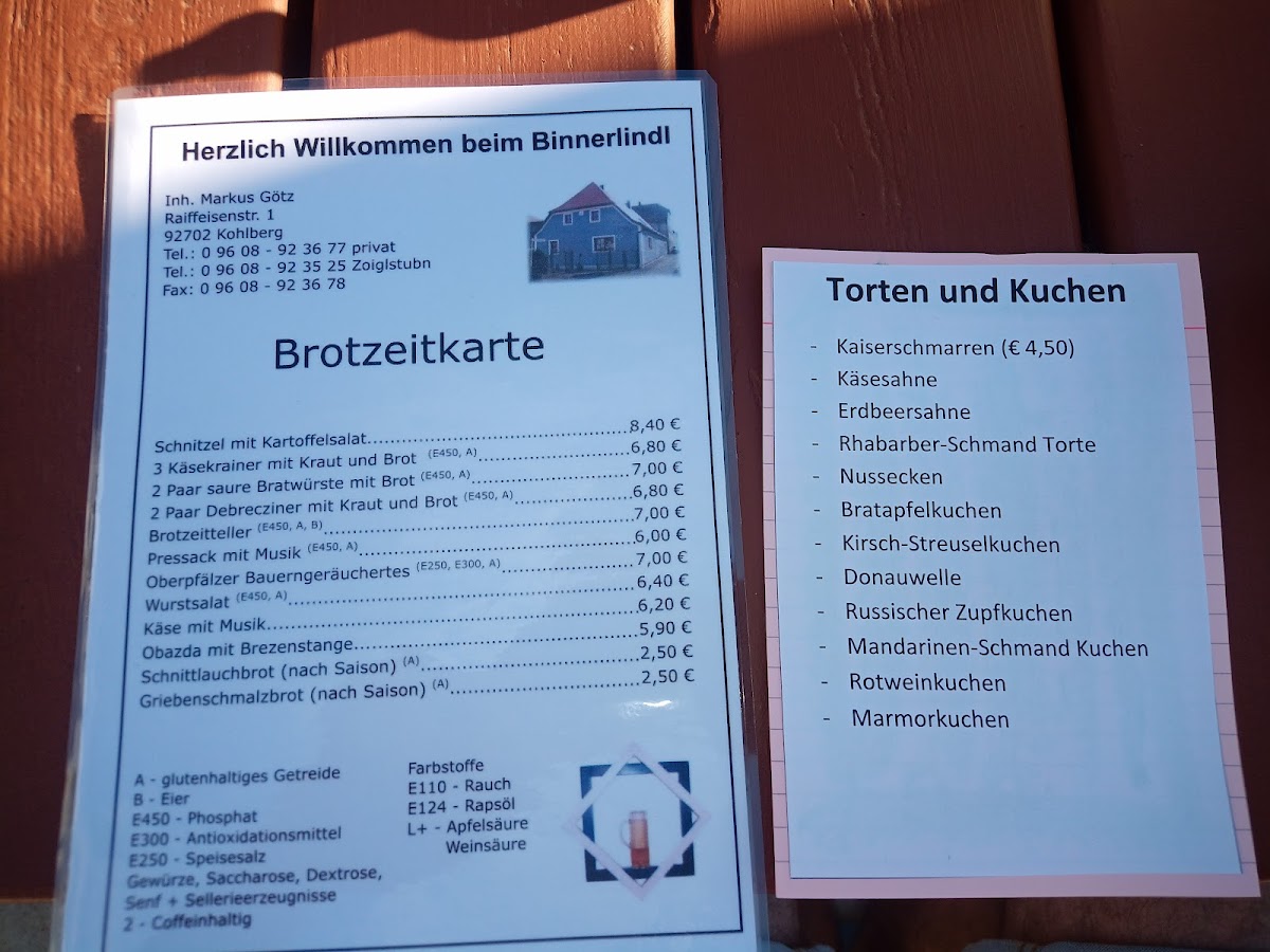 Zoiglstube 'Zum Binnerlindl' Photo Menu 6