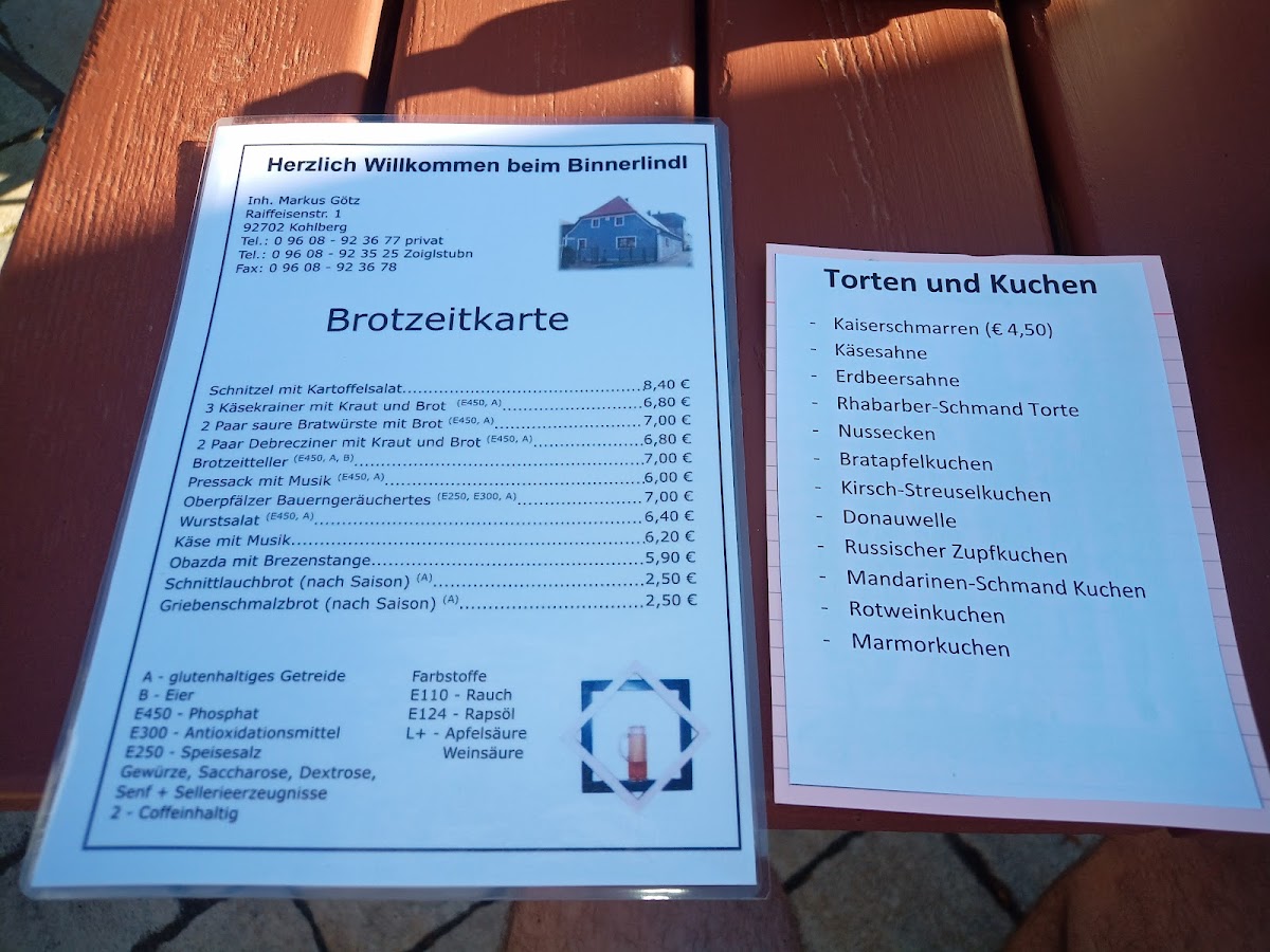 Zoiglstube 'Zum Binnerlindl' Photo Menu 7