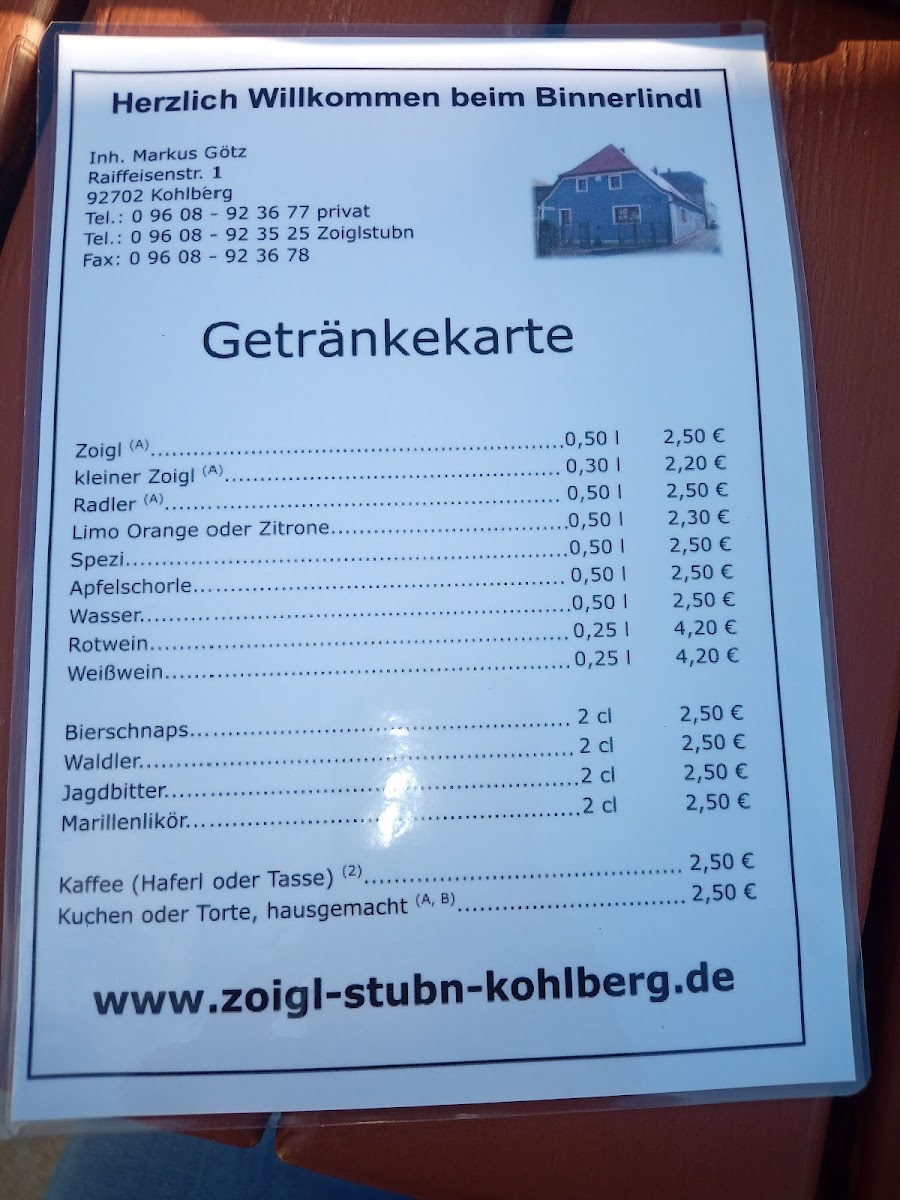 Zoiglstube 'Zum Binnerlindl' Photo Menu 8