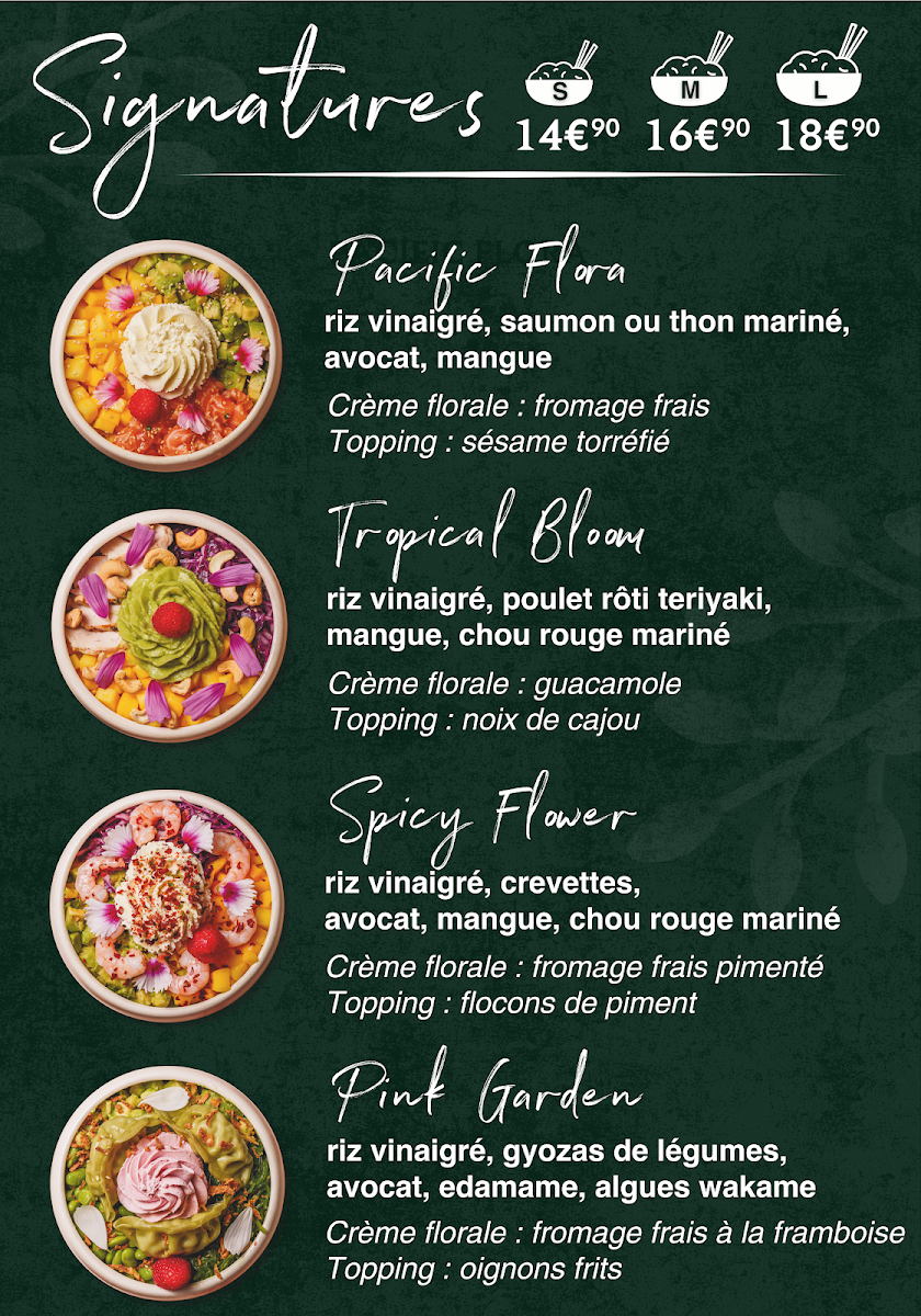 BLŌSSOM Photo Menu 2