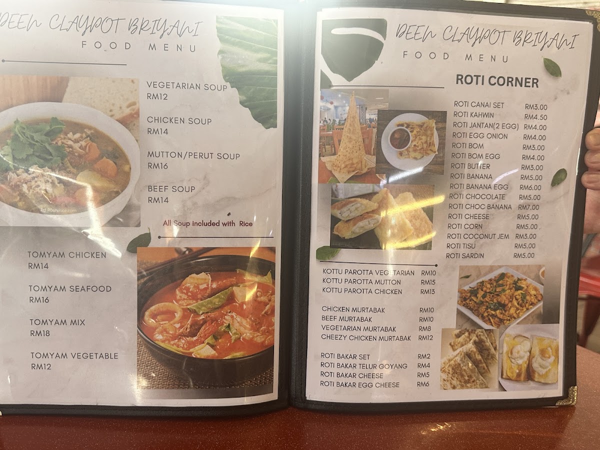 Deen Claypot Biryani Photo Menu 4