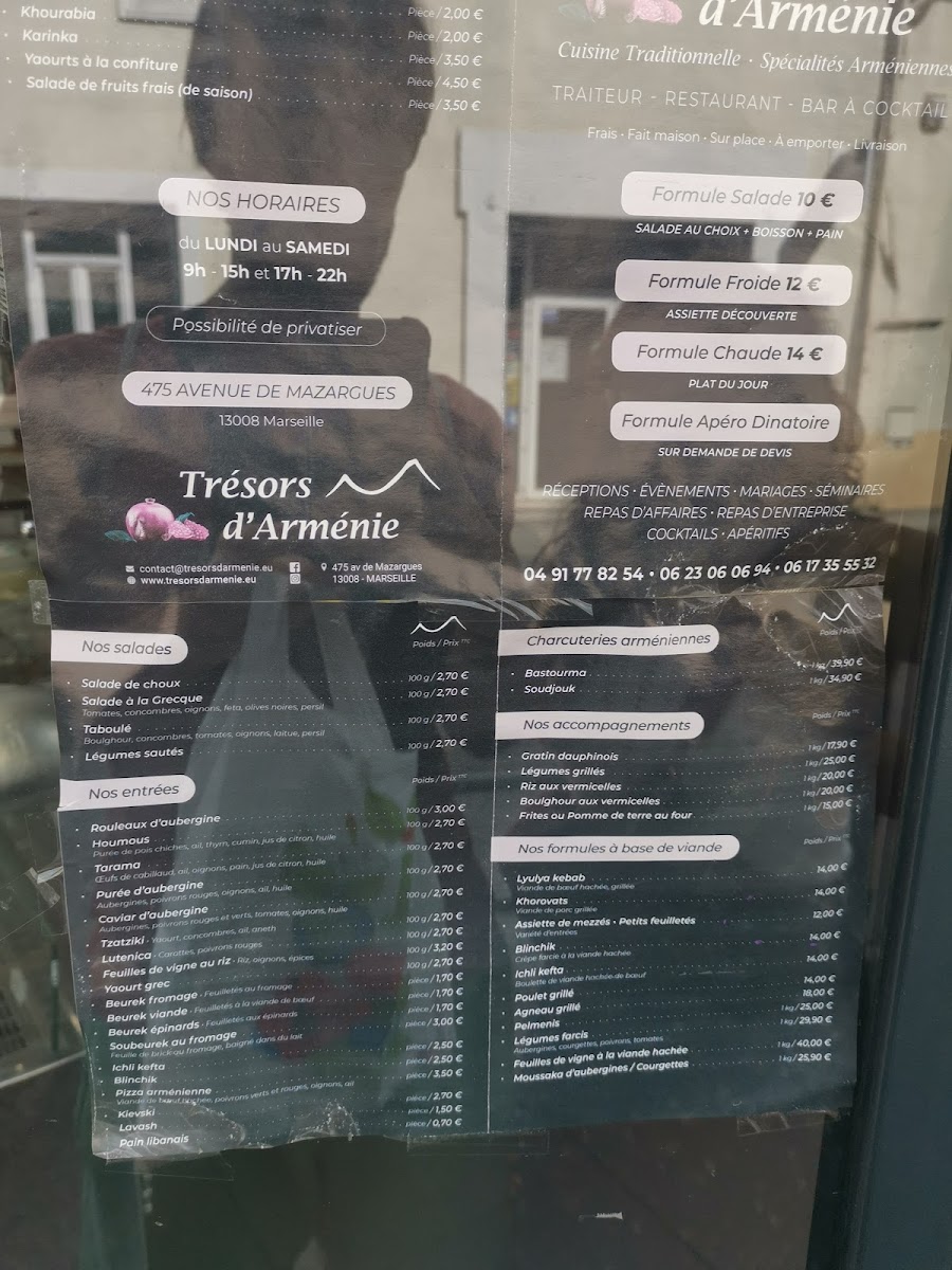 Trésors D'Arménie Photo Menu 1